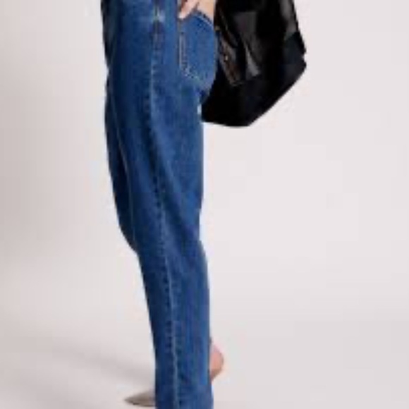 One Teaspoon Legends High Waist Straight Leg Denim Jeans Rodeo Blue 23 - Picture 12 of 12